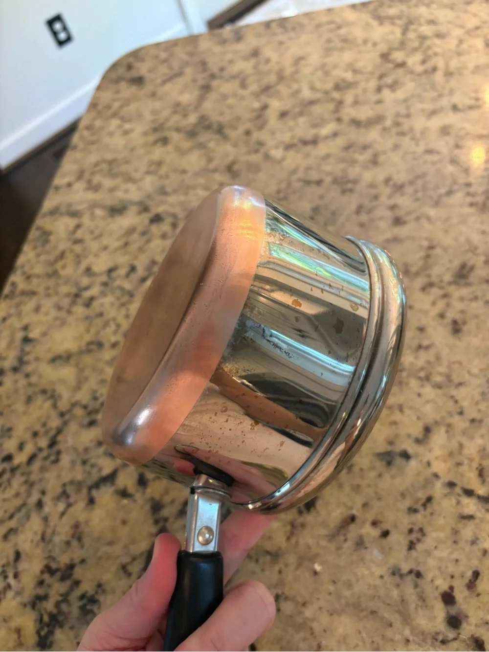 Vintage 1801 Revere Ware 1 Qt Saucepan With Lid Copper Bottom‎ Clinton, ILL